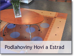 podlahoviny hovi a estrad